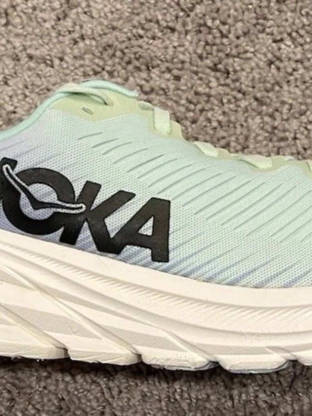 Hoka One One Rincon 3 Womens Shoe Sz 9 B Running Athletic Sunlit Ocean Sneaker